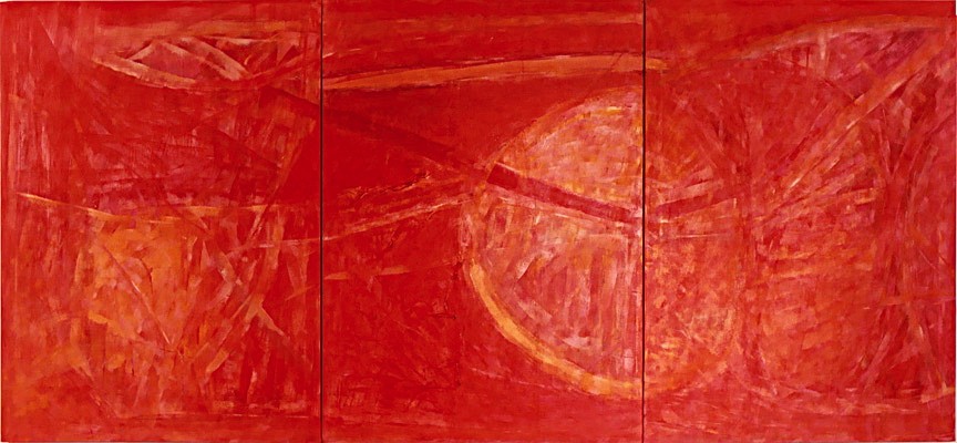 01. MM on canvas 40x90" triptych 2003