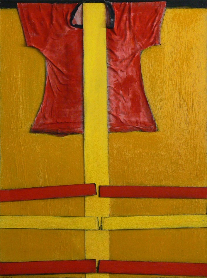 11. MM on linen 48x36" 2007